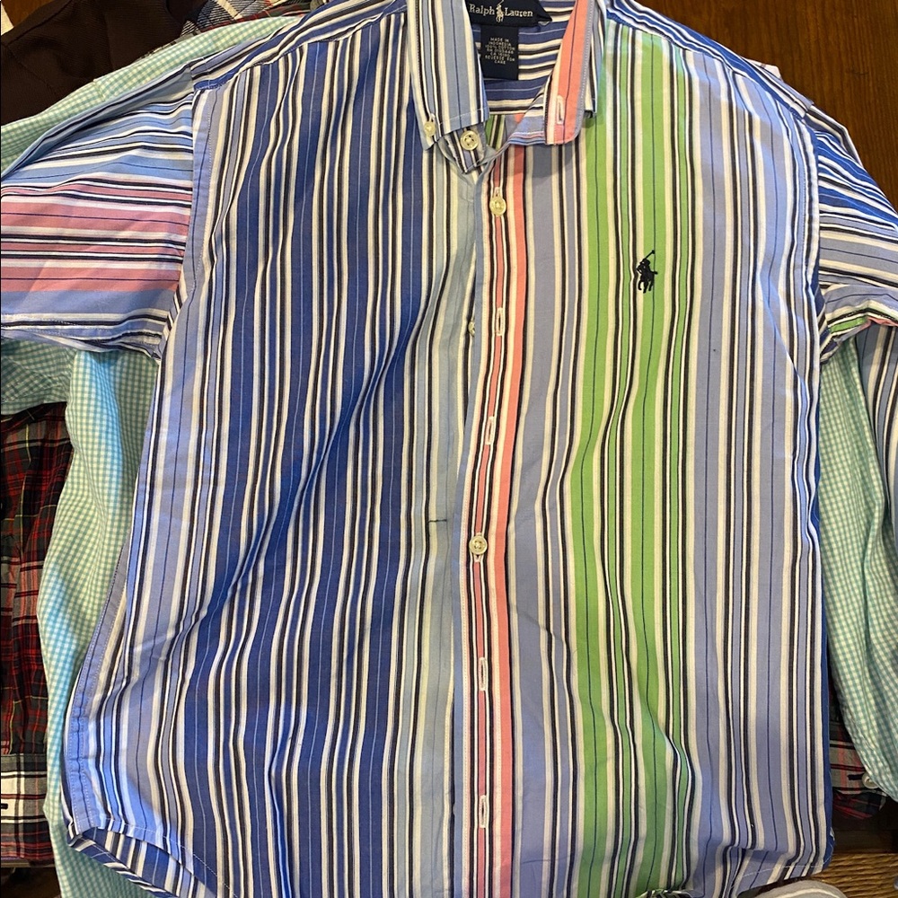 Multi colored button down Ralph Lauren - Picture 1 of 2